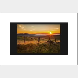 Fforest Fawr and the Black Mountain from Craig Cerrig-gleisiad Posters and Art